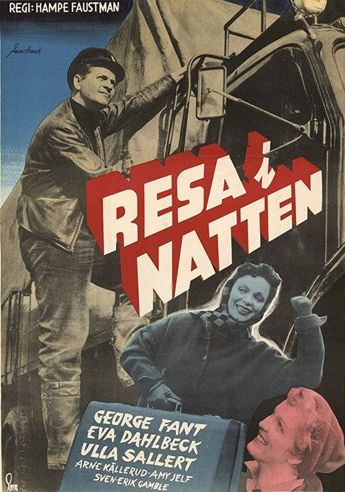 Resa i natten 1955 official movie poster