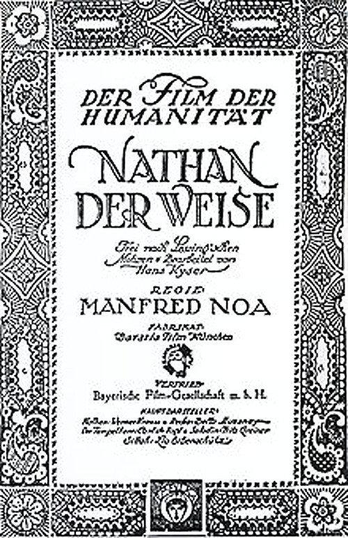 Nathan der Weise 1922 official movie poster