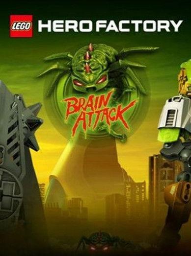 LEGO Hero Factory: Brain Attack 2013 official movie poster