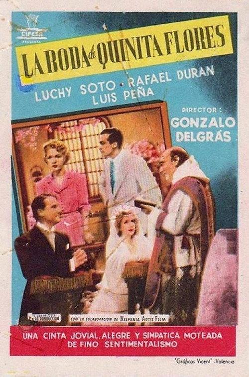 La boda de Quinita Flores 1943 official movie poster