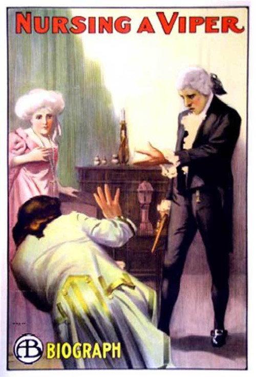 Nursing a Viper 1909 official movie poster