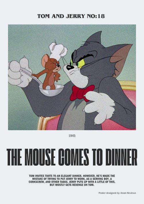 The Mouse Comes to Dinner 1945 official movie poster