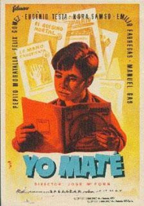 Yo maté 1955 official movie poster