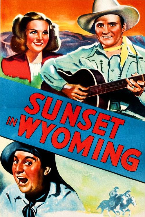 Sunset in Wyoming 1941 official movie poster