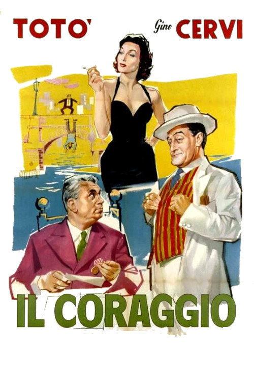Il coraggio 1955 official movie poster