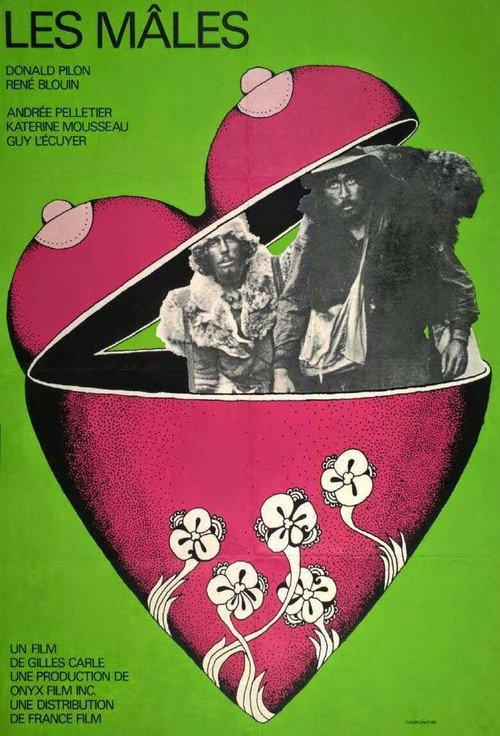 The Males 1971 official movie poster
