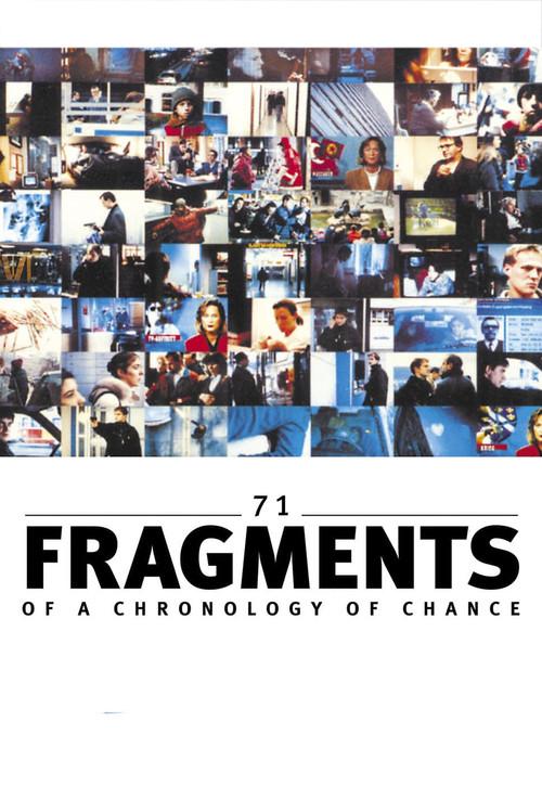 71 Fragments of a Chronology of Chance 1995 official movie poster