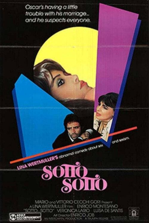 Sotto Sotto 1984 official movie poster