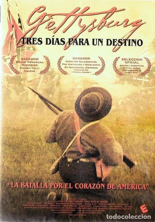 Gettysburg: Three Days of Destiny 2004 official movie poster