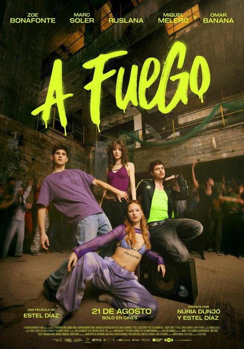 A fuego 2026 official movie poster