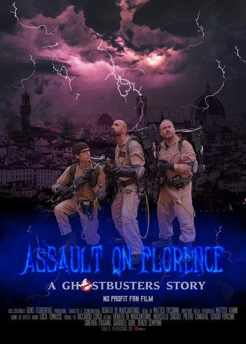 Assault on Florence: A Ghostbusters Story 2023 official movie poster