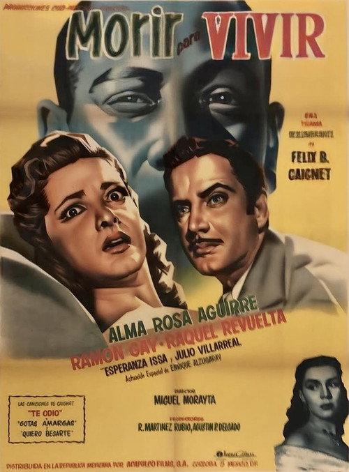 Morir para vivir 1954 official movie poster