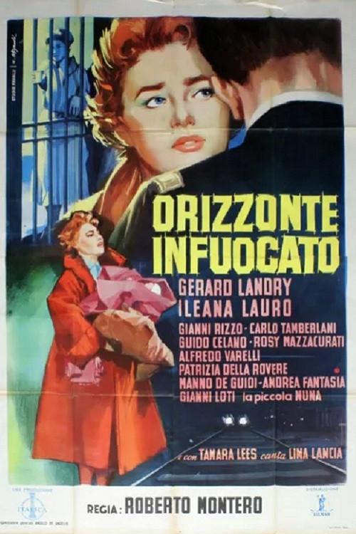Orizzonte infuocato 1957 official movie poster