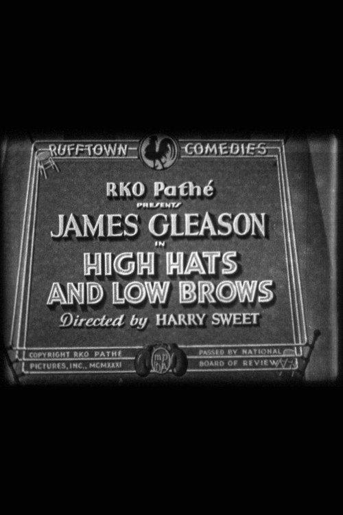 High Hats and Low Brows 1932 official movie poster