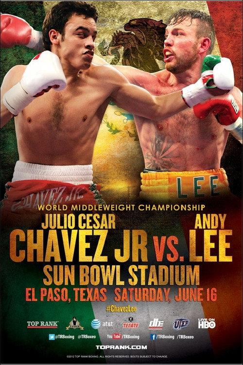 Chavez Jr. vs Lee 2012 official movie poster