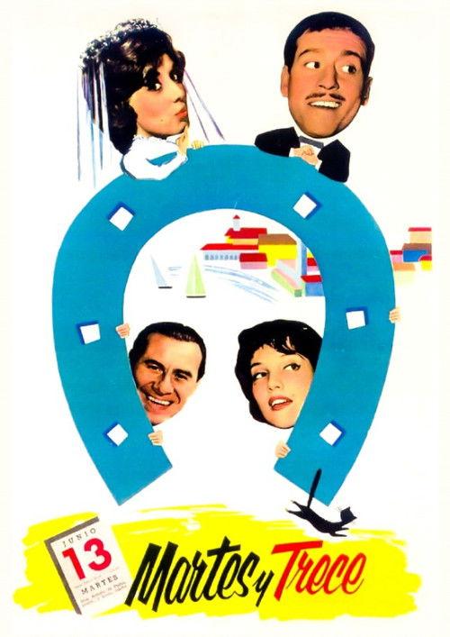 Martes y trece 1962 official movie poster