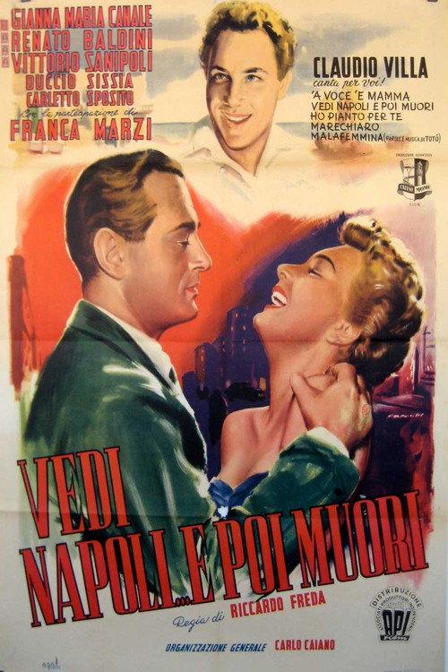 Vedi Napoli e poi muori 1951 official movie poster