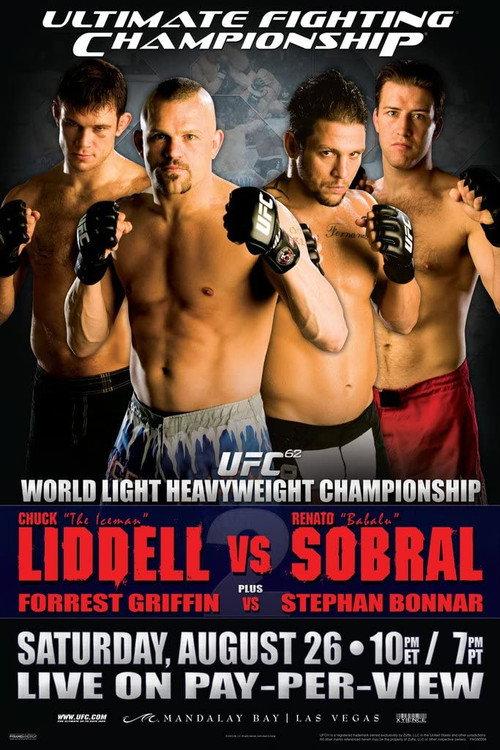 UFC 62: Liddell vs. Sobral 2006 official movie poster