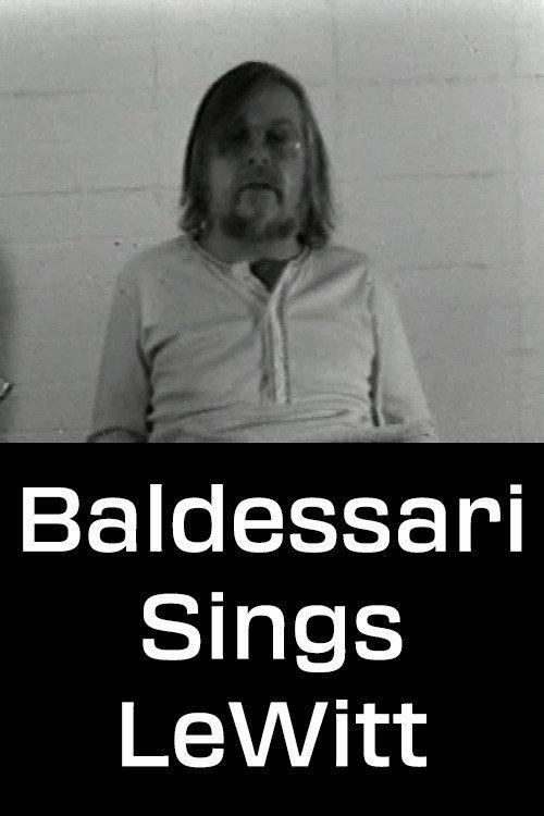 Baldessari Sings LeWitt 1972 official movie poster