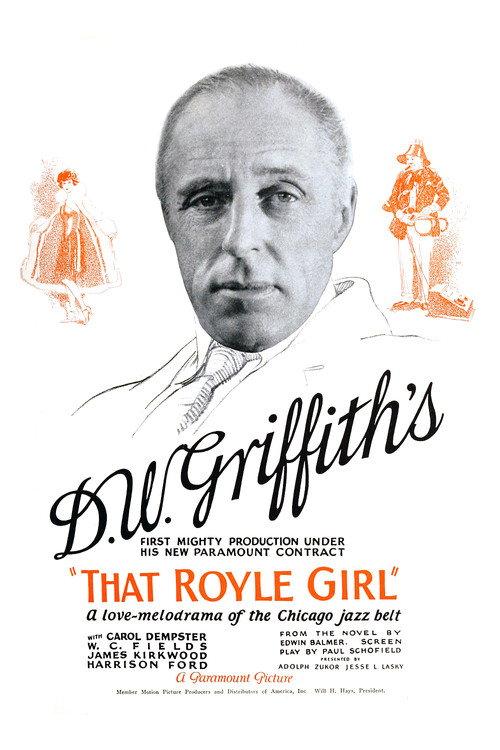 That Royle Girl 1925 official movie poster