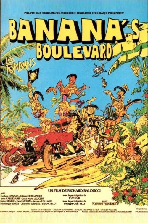 Banana's Boulevard 1986 official movie poster