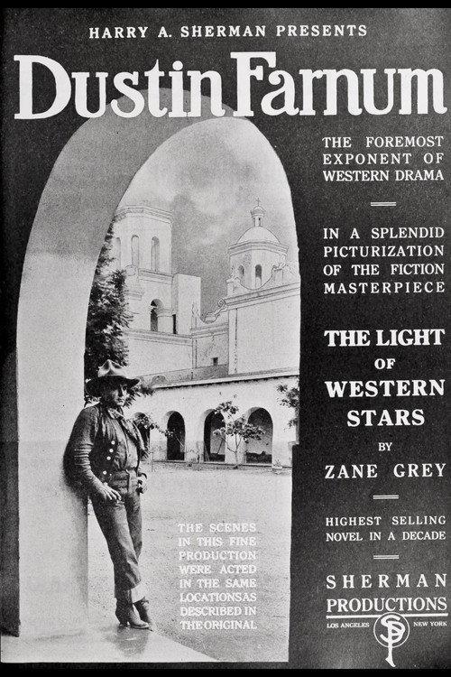 The Light of Western Stars 1918 official movie poster