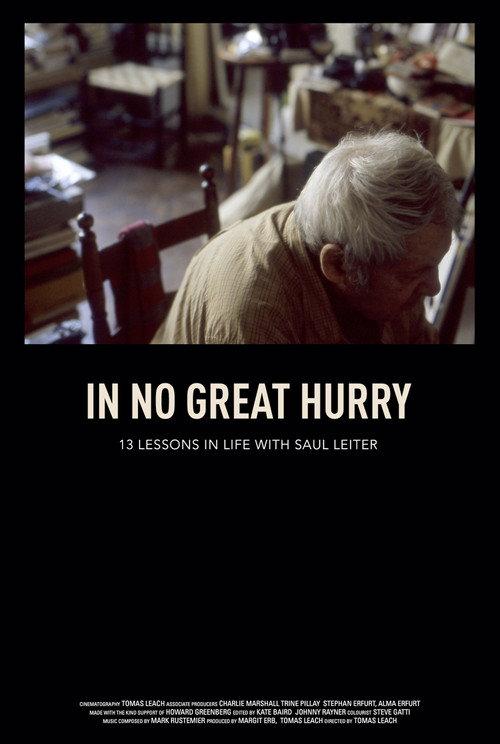 In No Great Hurry: 13 Lessons in Life with Saul Leiter 2014 official movie poster