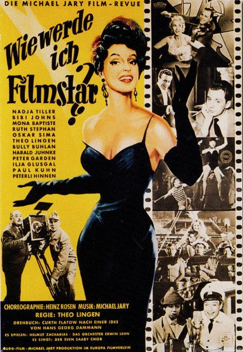 Wie werde ich Filmstar 1955 official movie poster
