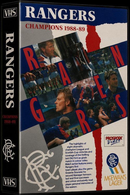 Rangers F.C. Official Season Review 1988-89 1989 official movie poster