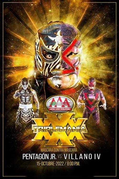 AAA Triplemania XXX: Mexico City 2022 official movie poster