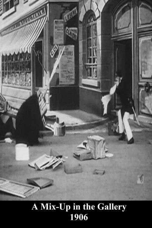 A Mix-Up in the Gallery 1906 official movie poster