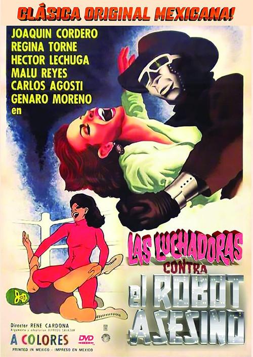 Wrestling Women vs. the Killer Robot 1969 official movie poster