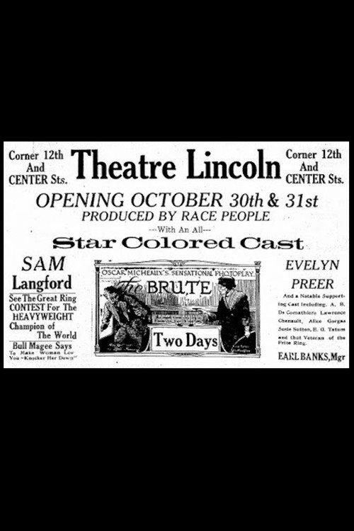 The Brute 1920 official movie poster