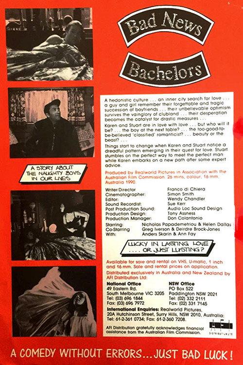 Bad News Bachelors 1991 official movie poster