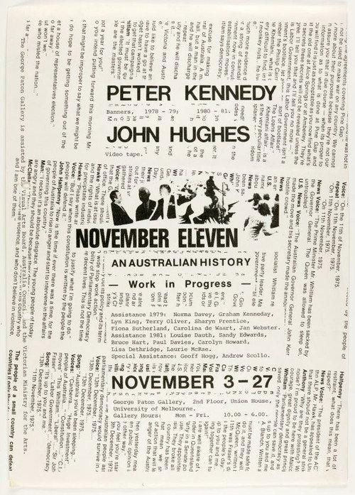 November Eleven 1979 official movie poster