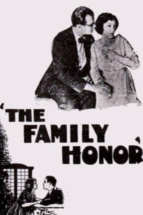 The Family Honor 1920 official movie poster