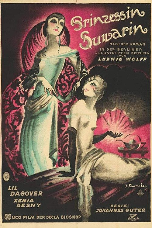 Die Prinzessin Suwarin 1923 official movie poster