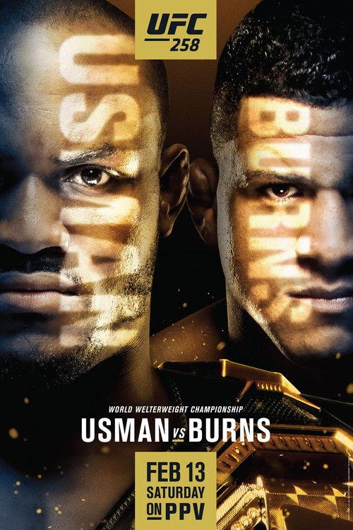 UFC 258: Usman vs. Burns 2021 official movie poster