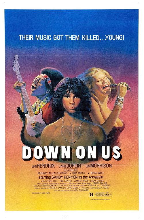Down on Us 1984 official movie poster
