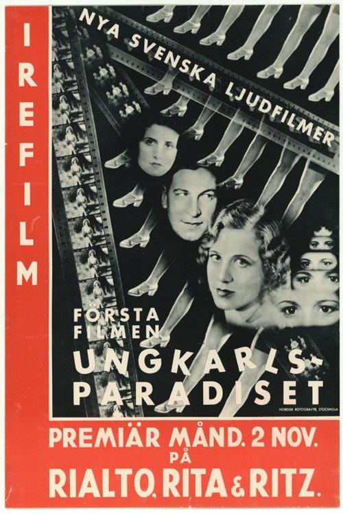 Ungkarlsparadiset 1931 official movie poster