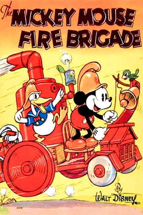 Mickey's Fire Brigade 1935 official movie poster