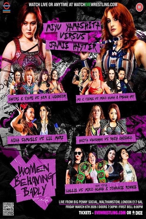 EVE 145: Women Behaving Badly 2026 official movie poster