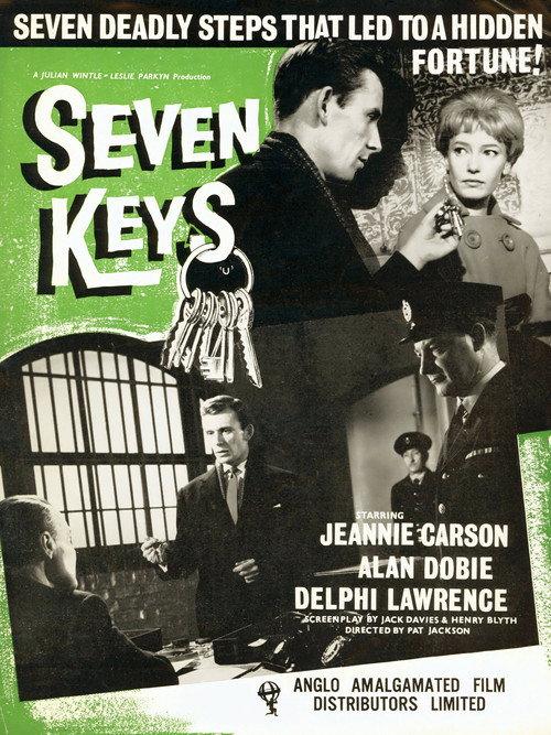 Seven Keys 1961 official movie poster