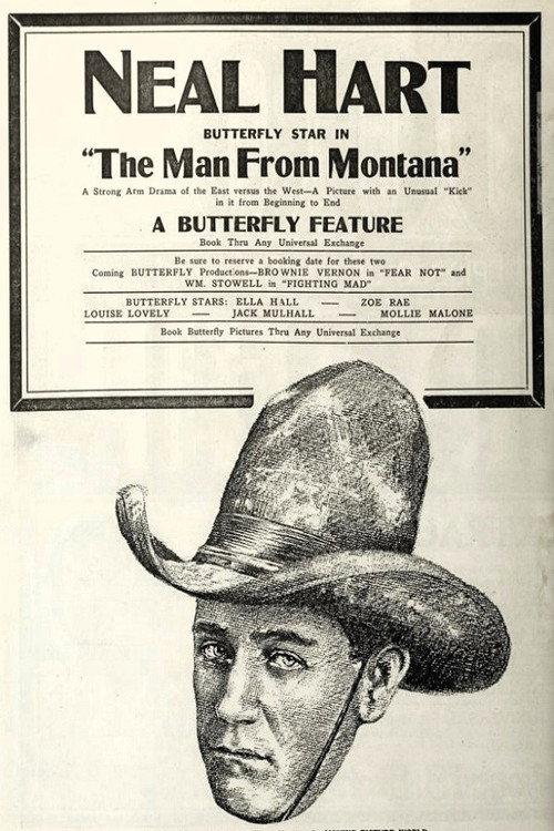 The Man from Montana 1917 official movie poster