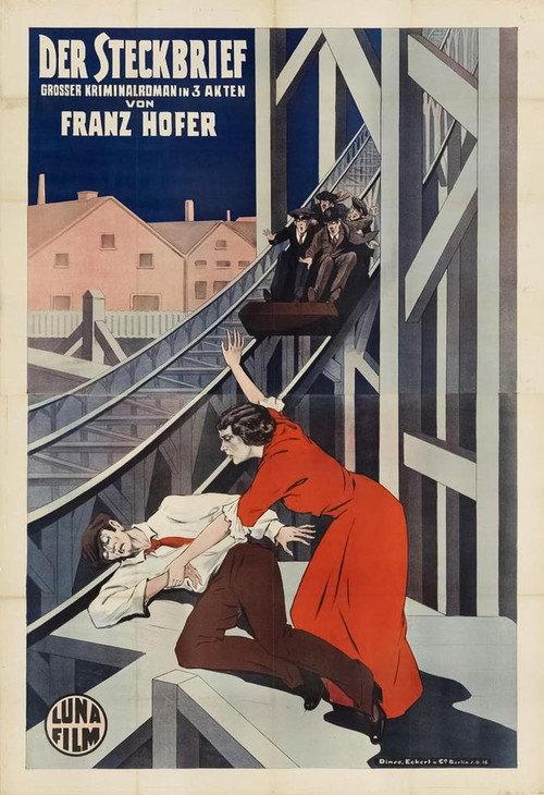 Der Steckbrief 1913 official movie poster