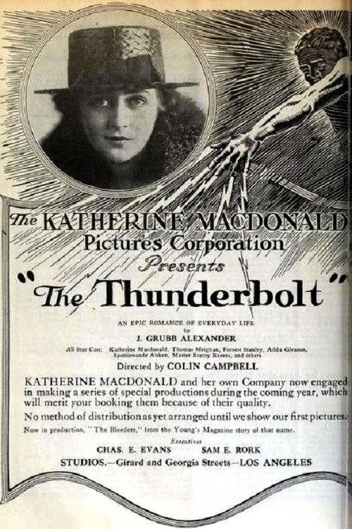 The Thunderbolt 1919 official movie poster