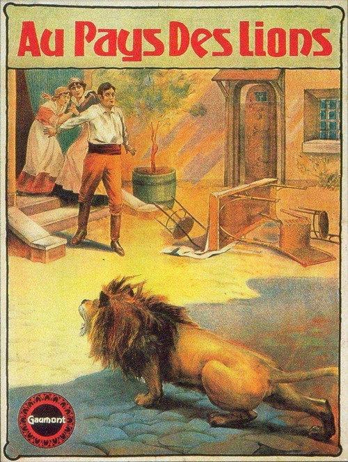 In the Land of Lions 1912 official movie poster