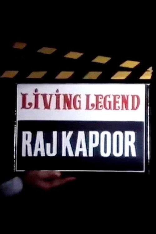 Living Legend - Raj Kapoor 1986 official movie poster