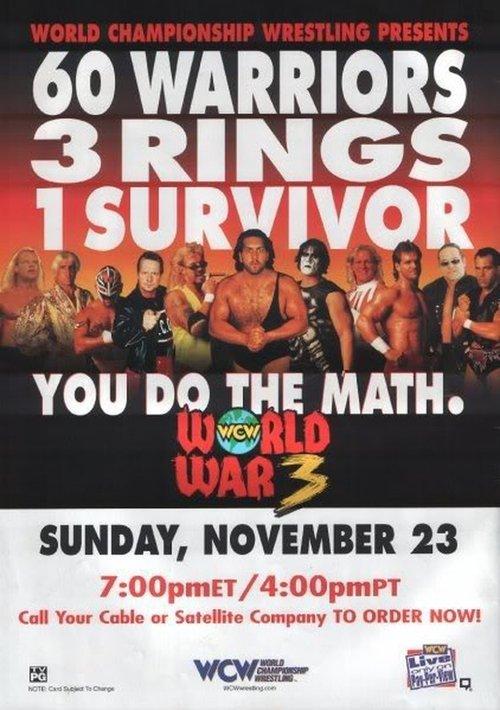WCW World War 3 1997 1997 official movie poster