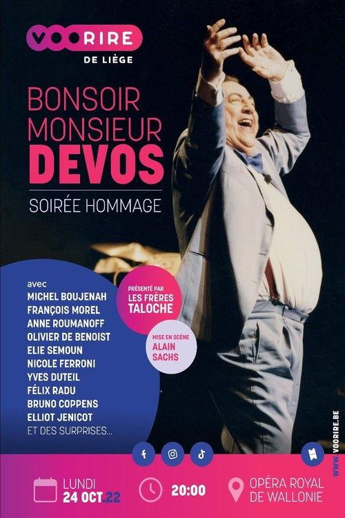 Bonsoir Monsieur Devos 2023 official movie poster